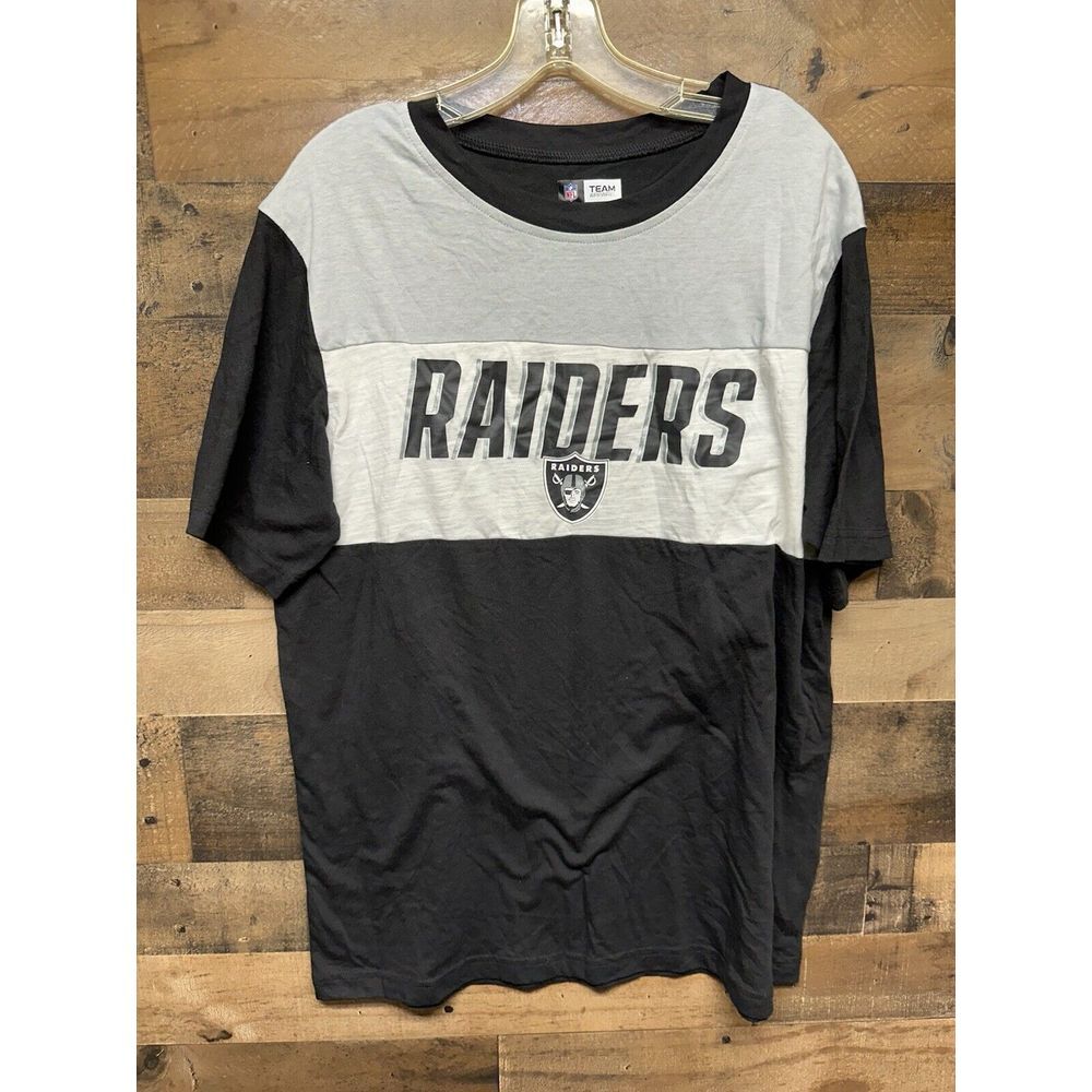 NFL Team Apparel Men's Raiders T-Shirt Size‎ Large
